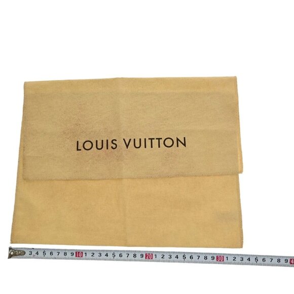 LOUIS VUITTON Logo 10 Set Dust Bag Drawstring Canvas Cotton Beige Brown - Picture 16 of 16